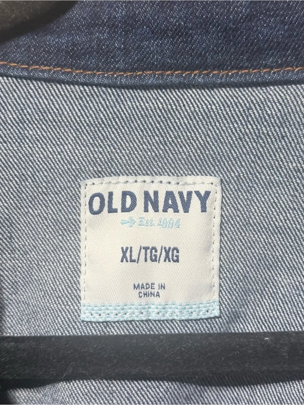 Old Navy Dark Indigo Denim Jean Jacket